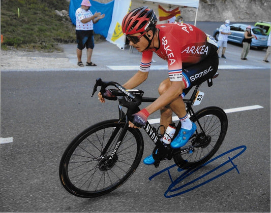 Autographed Cycling Warren Barguil UCI Team Arkea-Samsic 8x10 Photo #1 Original