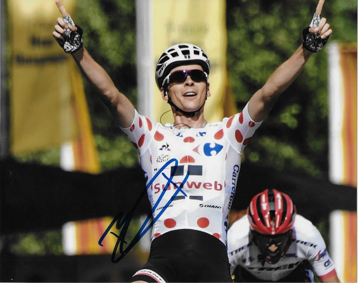 Autographed Cycling Warren Barguil UCI Team Sunweb 8x10 Photo #5 Original