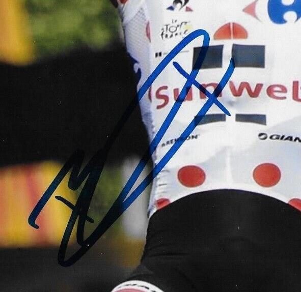 Autographed Cycling Warren Barguil UCI Team Sunweb 8x10 Photo #5 Original