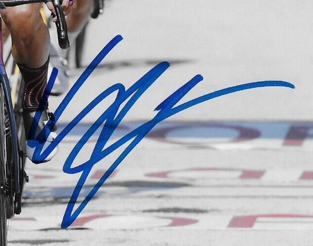 Autographed Cycling Magnus Cort UCI EF Education-Easy Post 8x10 Photo 1 Original