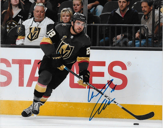Autographed Vegas Golden Knights William Carrier 8x10 Photo #4 Original