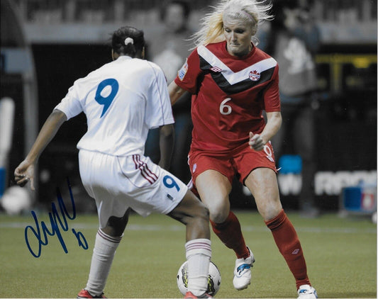 Autographed Kaylyn Kyle Team Canada Soccer 2012 Olympics 8x10 Photo