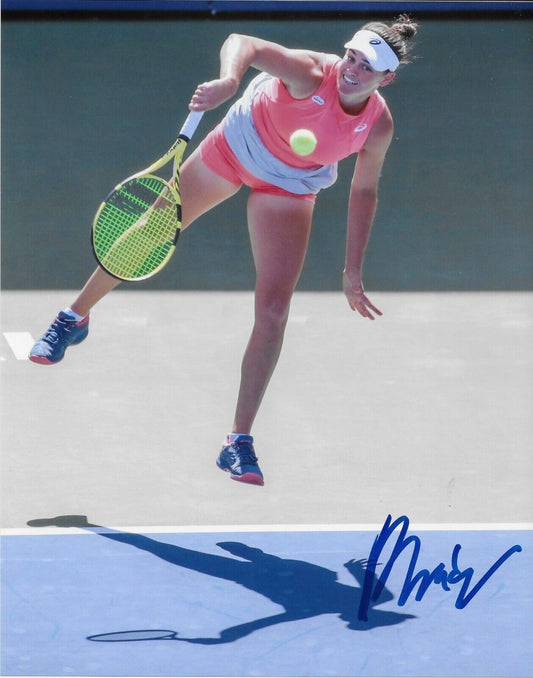 Photo autographiée de Jennifer Brady WTA Tennis 8x10 #1 Original