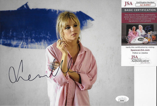 Photo 8x10 autographiée de Sienna Miller n°1 avec authentification JSA originale