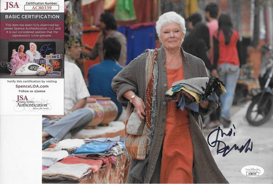 Signed Judi Dench Autographed Original 8x10 Photo #2 with JSA Authentication