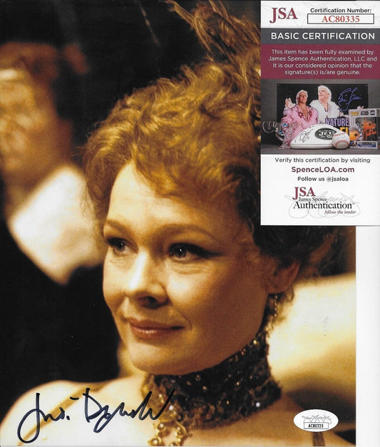 Signed Judi Dench Autographed Original 8x10 Photo #3 with JSA Authentication