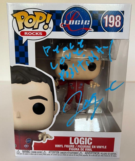 Autographed Logic rapper signed Rock Pop Funko JSA certified  Robert Bryson Hall