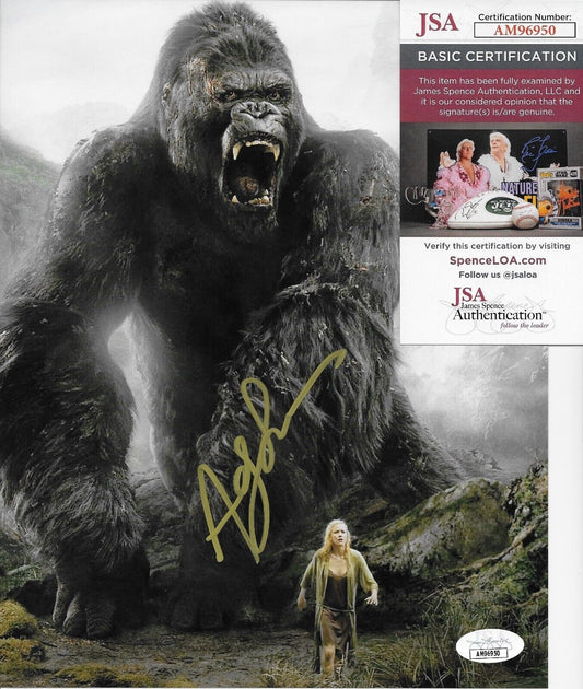 Photo 8x10 signée par Andy Serkis #1 King Kong avec authentification JSA