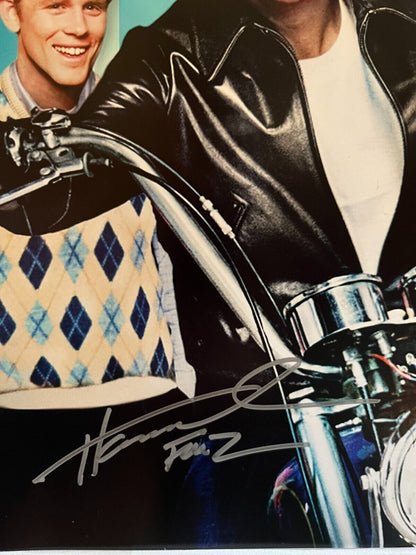 Photo autographiée de Henry Winkler Happy Days 12x18 signée JSA The Fonz