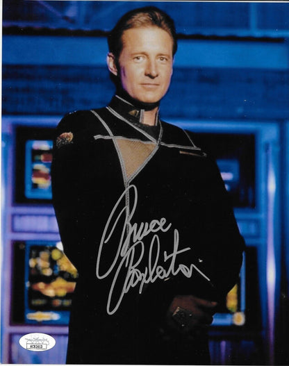 Photo 8x10 signée par Bruce Boxleitner n°3 Babylon 5 avec authentification JSA