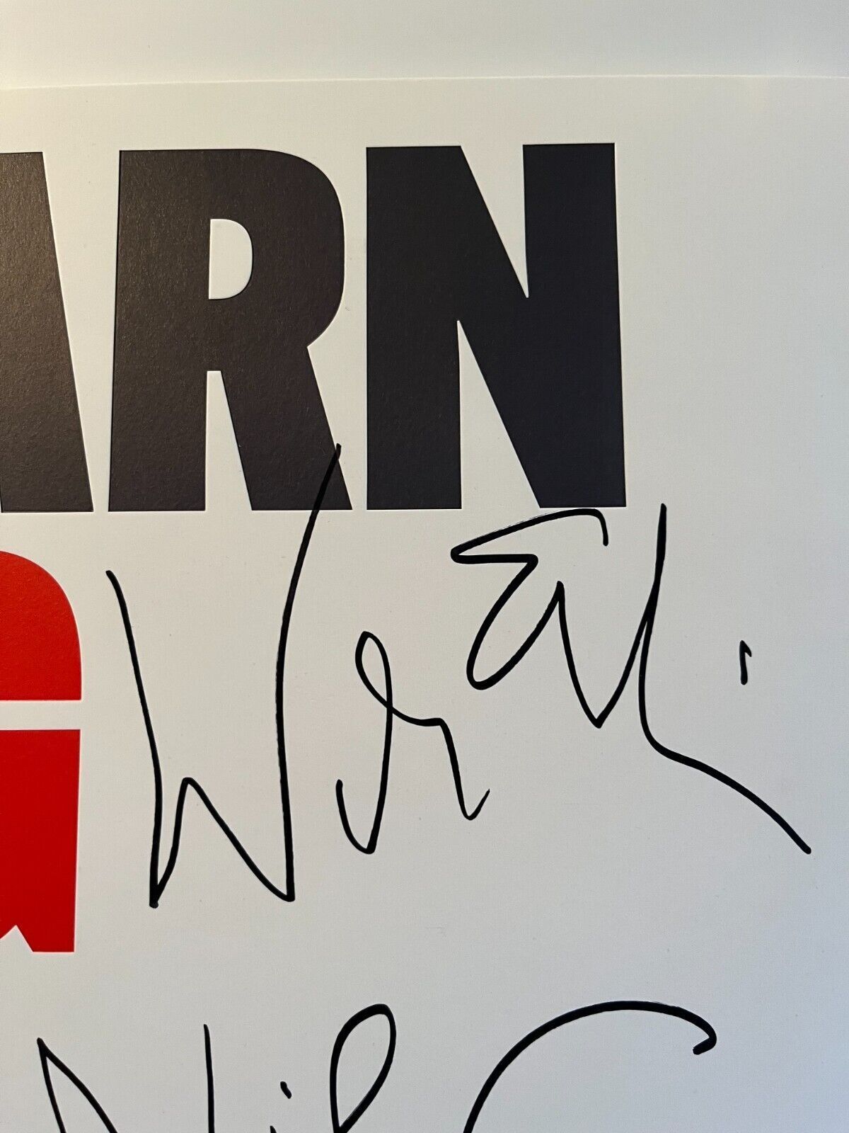 Autographed Carnage LP signed  by Nick Cave Warren Ellis Vinyl  JSA