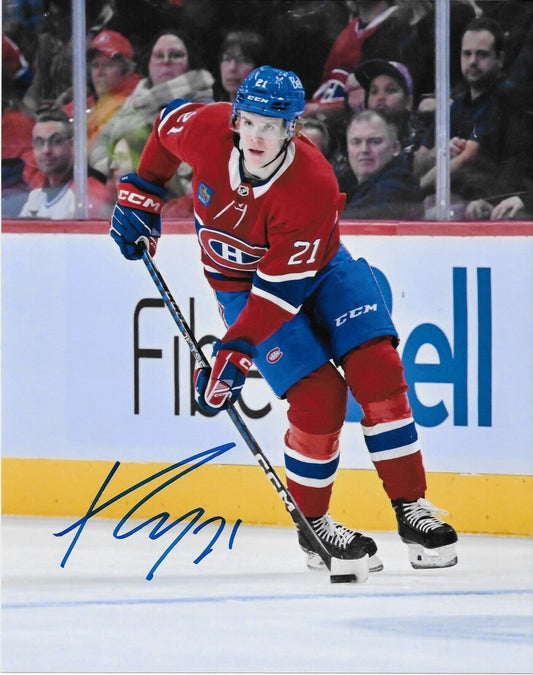 Autographed Montreal Canadiens Kaiden Guhle 8x10 Signed Photo #8 Original