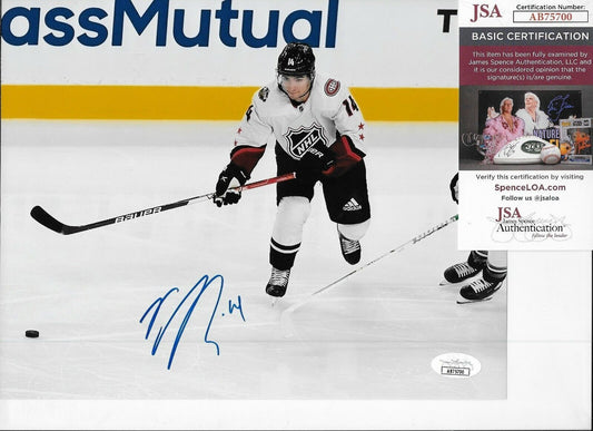 Auto. Montreal Canadiens Nick Suzuki 8x10 Photo #3 Original w JSA Authentication