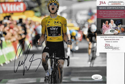 Autographed Cycling Geraint Thomas Team Sky 8x10 Photo #3 Original with JSA