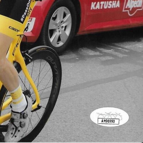 Autographed Cycling Geraint Thomas Team Sky 8x10 Photo #4 Original with JSA