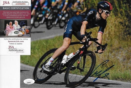 Autographed Cycling Geraint Thomas INEOS Grenadiers 8x10 Photo #5 Original w JSA