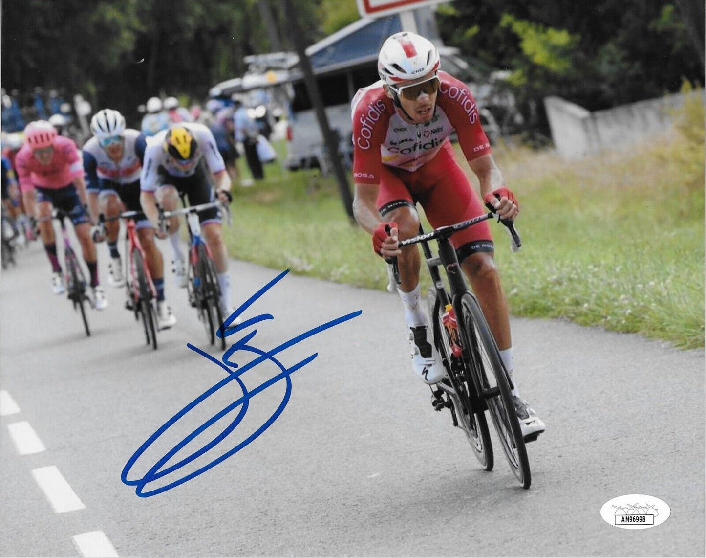 Autographed Cycling Christophe Laporte Cofidis Racing 8x10 Photo #5 Original JSA