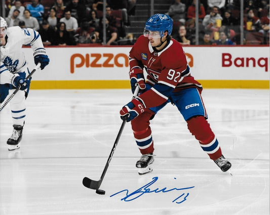 Autographed Montreal Canadiens Nicolas Beaudin Signed 8x10 Photo #2 Original