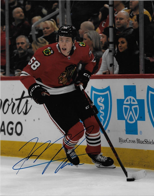 Autographed Chicago Blackhawks MacKenzie Entwistle 8x10 Photo #2 Original