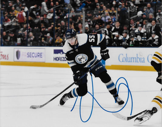 Autographed Columbus Blue Jackets David Jiricek Signed 8x10 Photo #1 Original