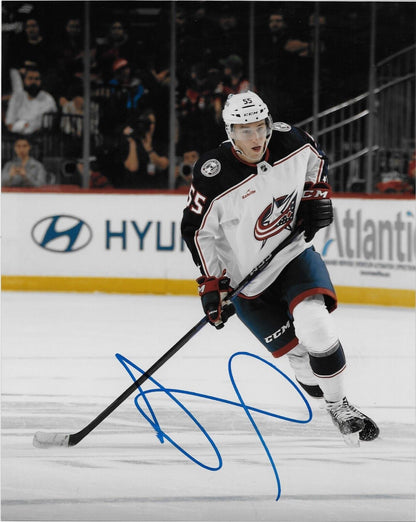 Autographed Columbus Blue Jackets David Jiricek Signed 8x10 Photo #3 Original