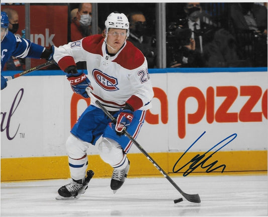 Autographed Montreal Canadiens Christian Dvorak 8x10 Photo #6 Original