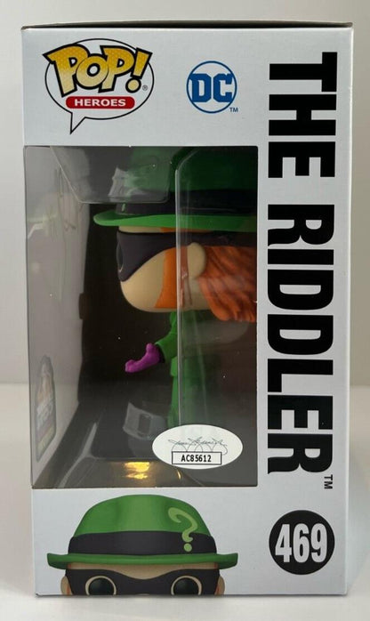Autographed  John Glover signed Batman  Funko JSA The Riddler