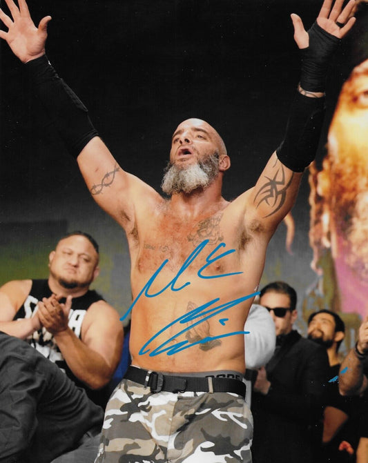 Photo AEW 8x10 signée par Mark Briscoe, catcheur, n°2, originale