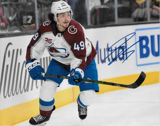 Autographed Colorado Avalanche Samuel Girard Signed 8x10 Photo #2 Original