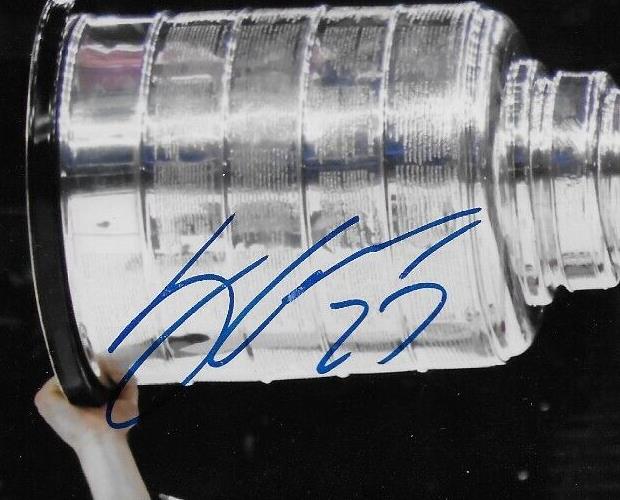 Autographed Colorado Avalanche Logan O'Connor Stanley Cup 8x10 Photo #1 Original