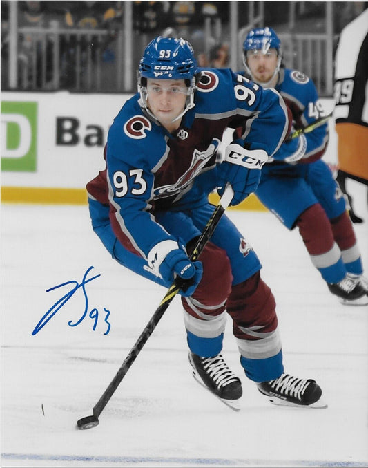 Autographed Colorado Avalanche Jean-Luc Foudy Signed 8x10 Photo #2 Original