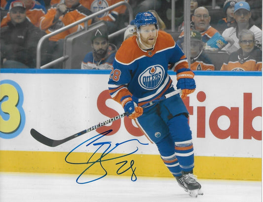 Autographed Edmonton Oilers Connor Brown Signed 8x10 Photo #1 Original