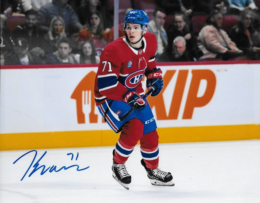 Autographed Montreal Canadiens Jake Evans Signed 8x10 Photo #5 Original