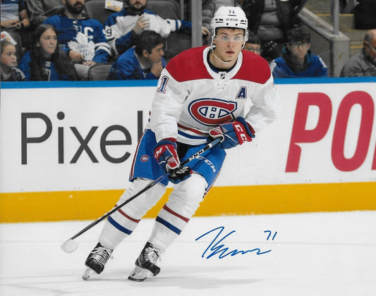 Autographed Montreal Canadiens Jake Evans Signed 8x10 Photo #6 Original