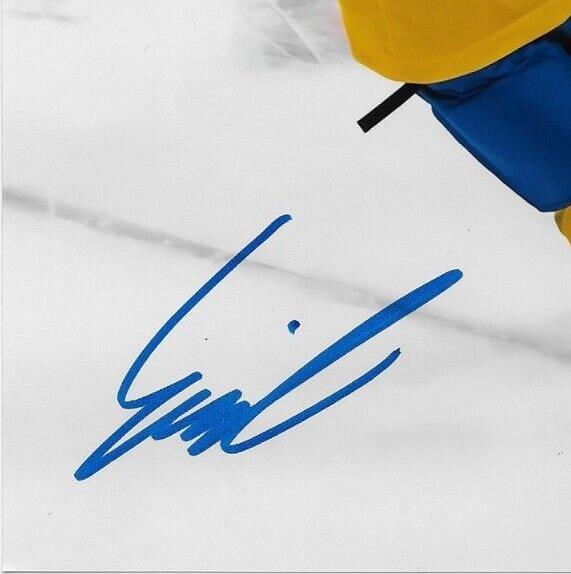Autographed Team Sweden Emil Heineman Laval Rocket Signed 8x10 Photo #1 Original