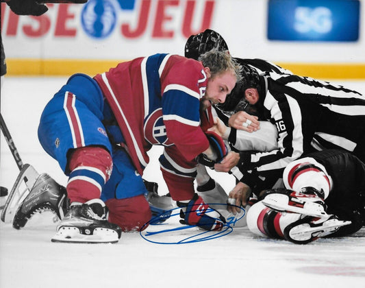 Autographed Montreal Canadiens Brandon Gignac Signed 8x10 Photo #4 Original