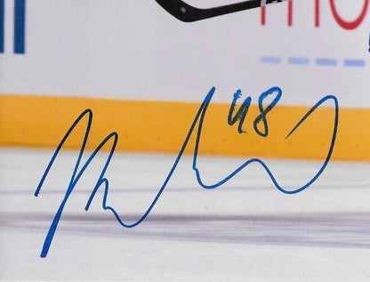 Auto Montreal Canadiens Filip Mesar 8x10 Photo 6 JSA Authentication SMALL SMUDGE