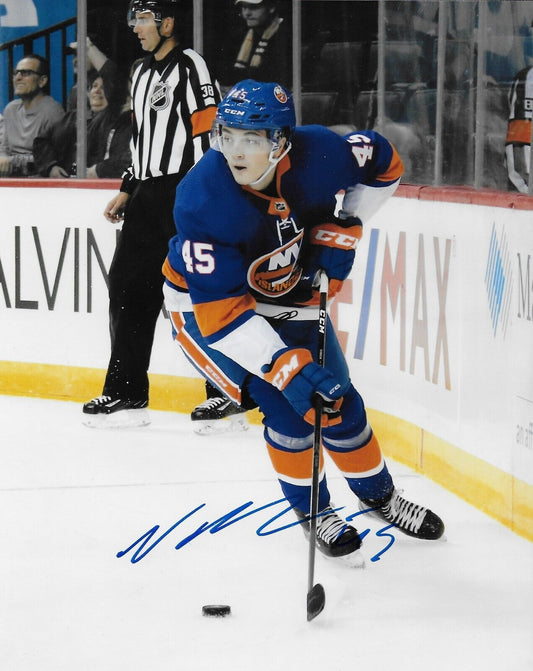 Autographed New York Islanders Noah Dobson Signed 8x10 Photo #5 Original