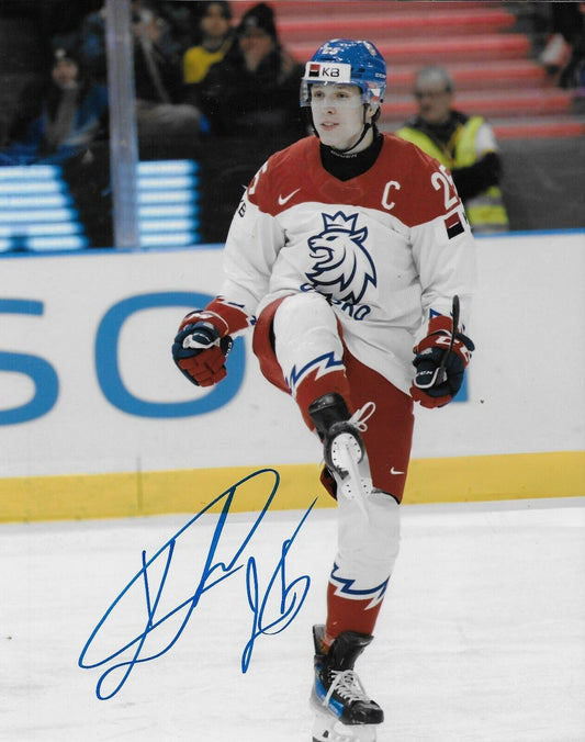 Autographed Buffalo Sabres Jiri Kulich Team Czechia 8x10 Photo #2 Original