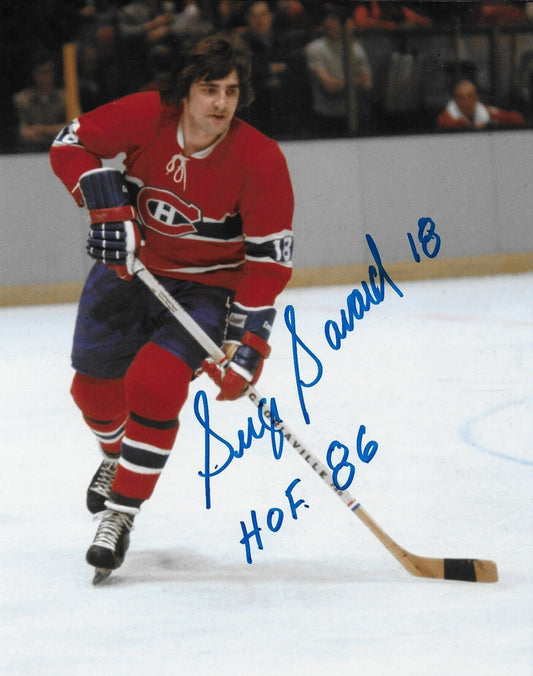 Autographed Montreal Canadiens Hall of Famer Serge Savard Signed 8x10 Photo #6