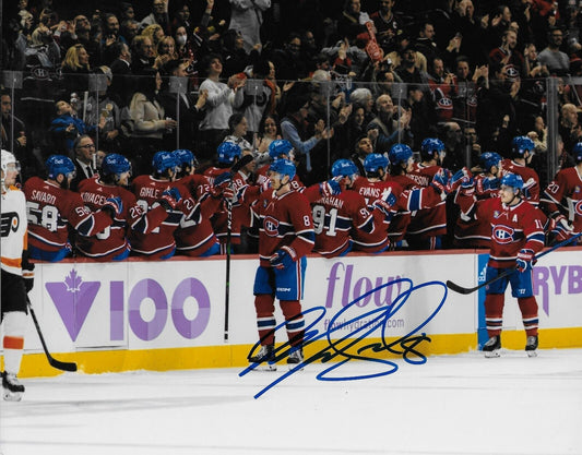 Photo 8x10 autographiée par Mike Matheson des Canadiens de Montréal #5 Original