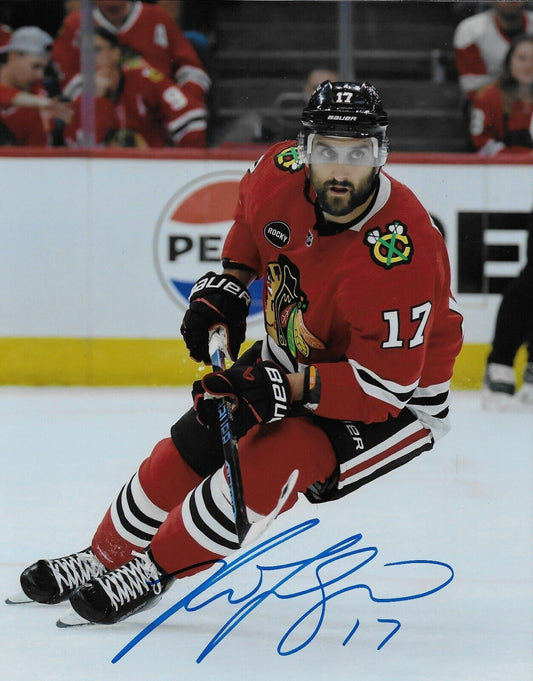 Signed Nick Foligno Chicago Blackhawks Autographed 8x10 Photo #2 Original