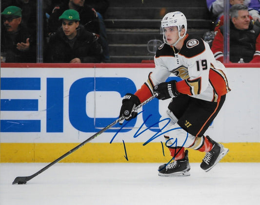 Signed Troy Terry Anaheim Ducks Autographed 8x10 Photo #1 Original
