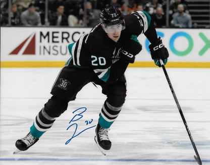 Signed Brett Leason Anaheim Ducks Autographed 8x10 Photo #1 Original