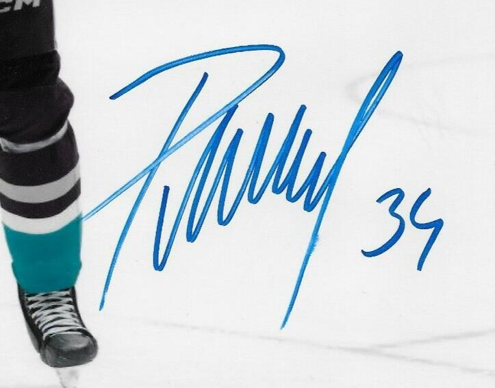 Signed Pavel Mintyukov Anaheim Ducks 8x10 Photo #1 Original TINY SMUDGE