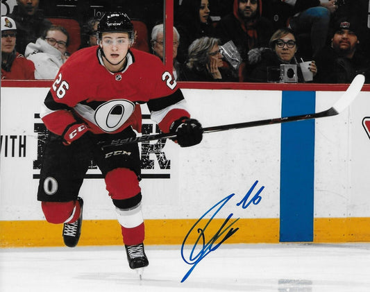 Signed Erik Brannstrom Ottawa Senators Autographed 8x10 Photo #1 Original