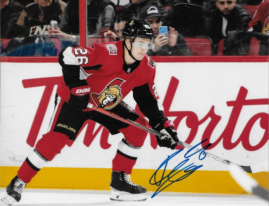 Signed Erik Brannstrom Ottawa Senators Autographed 8x10 Photo #2 Original