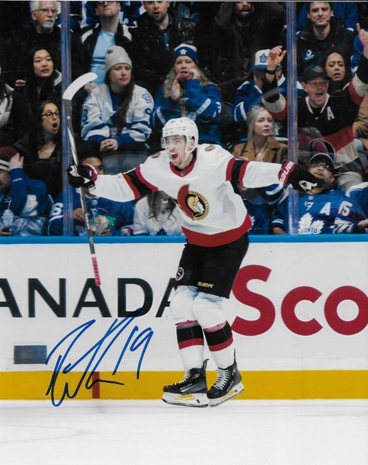 Signed Drake Batherson Ottawa Senators Autographed 8x10 Photo #2 Original