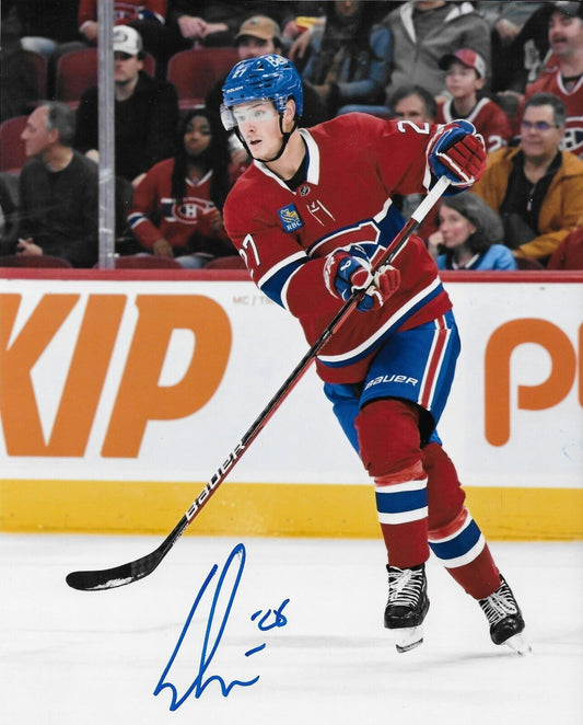Photo autographiée 8x10 des Canadiens de Montréal n° 1 originale