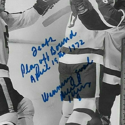 Signed Pierre Jarry Toronto Maple Leafs Playoff Bound 8x10 Photo #2 Original